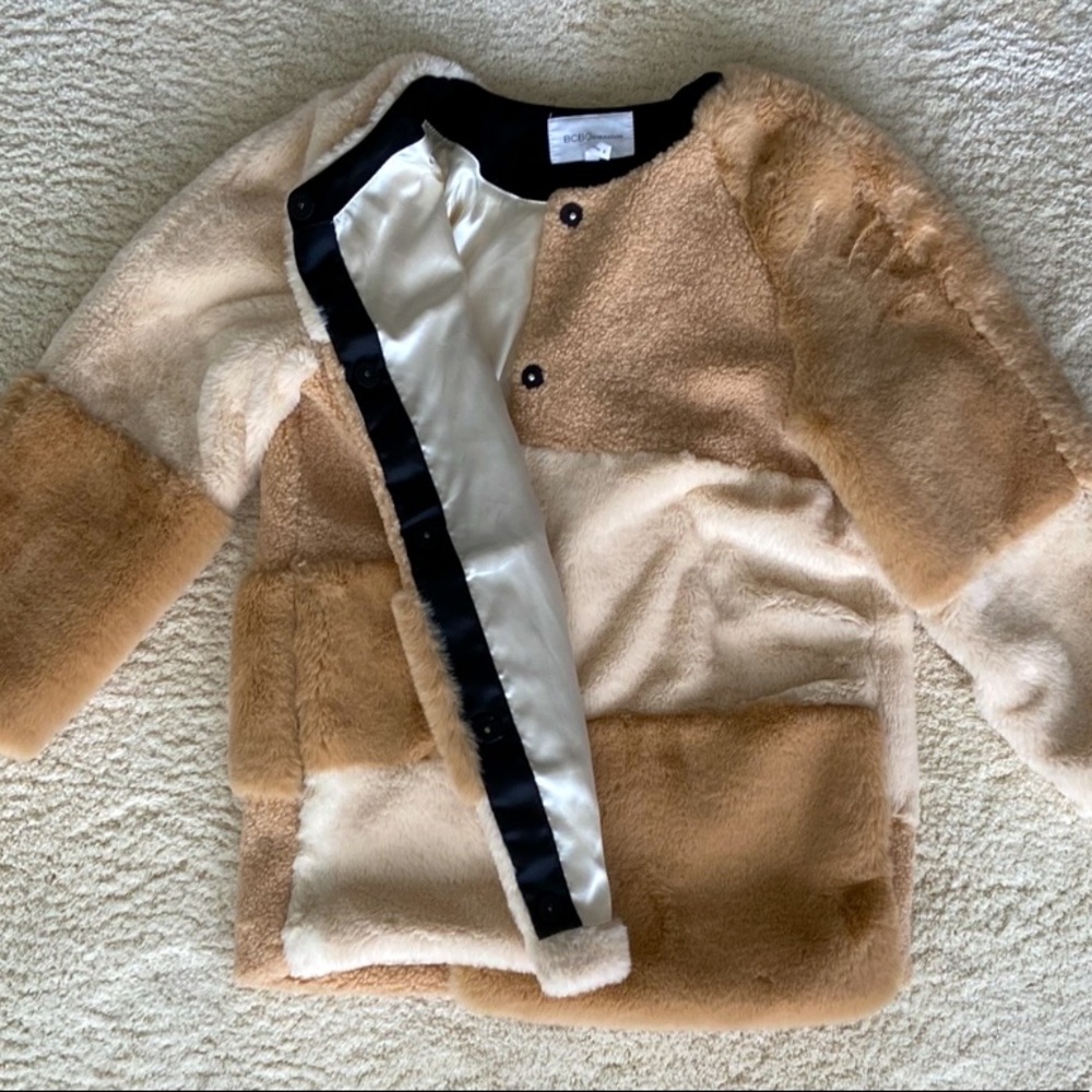 BCBG Faux Fur Coat